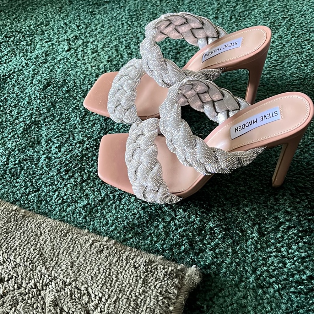 Steve Madden rhinestone shoes